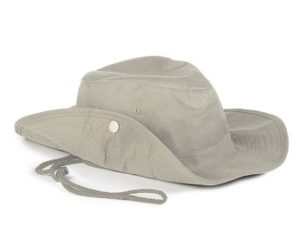 Pamučni šešir Safari bež boje sa učkurom