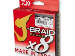 J-BRAID GRAND X8 0.18mm 135m GRAY-LIGHT (12793-018)