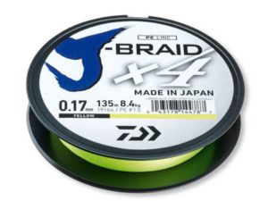 J-BRAID X4 0.19mm 135m YELLOW (12740-019)