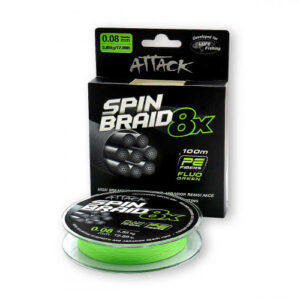 ATTACK SPINBRAID X8 100m  Fluo Green