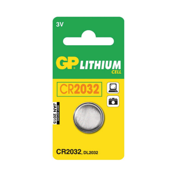 Baterijski ulosci, GP dugmasta baterija CR2032
