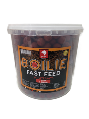 Fast Feed Boilie – Plum Shellfish