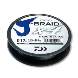J-BRAID X4E 0.19mm 135m DARK GREEN (12741-019)