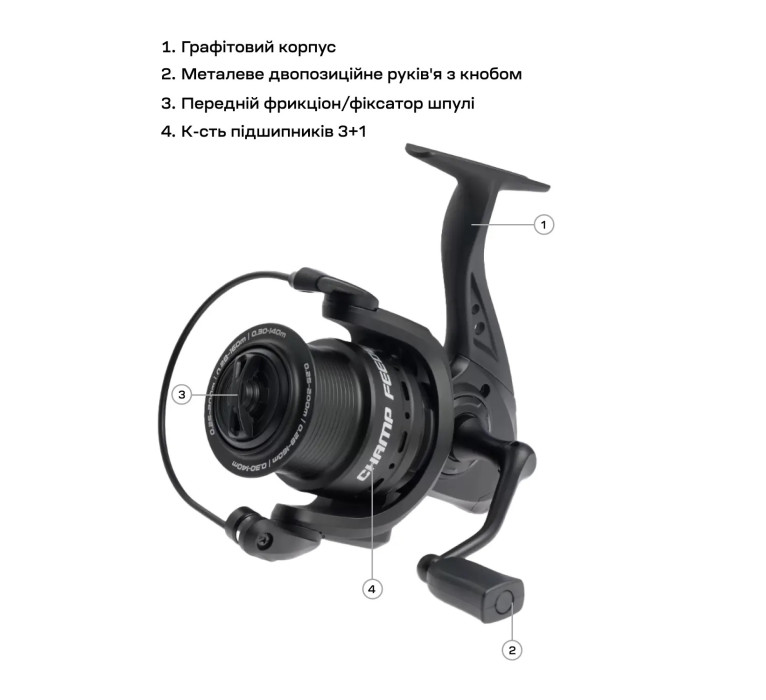 Masinica Brain Champ Feeder Reel 5000 - Slika 4