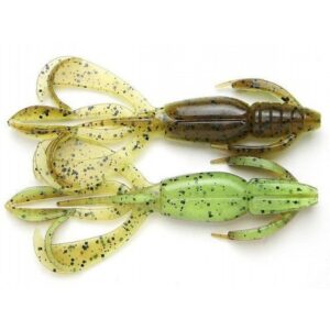 KEITECH Crazy Flapper 3.6" - 401T Green Pumpkin Chartreuse 7pcs (CF36401T)