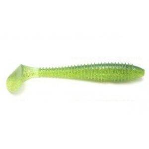 KEITECH Swing Impact FAT 3.3" - 424T Lime/Chartreuse 7pcs (SF33424T)