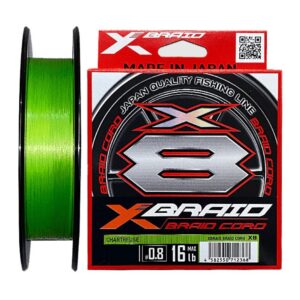 YGK X-BRAID BRAID CORD X8 300m Chartreuse #2.5 45lb