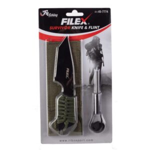 FILEX SURVIVOR KNIFE & FLINT 45-7774