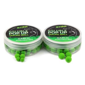 STEG SOLUBLE POP UP SMOKE BALL 8-10mm GARLIC - ALMOND 20g (SP172902)