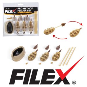 75-2730 Filex Pro Method feeder set  50,60,70g