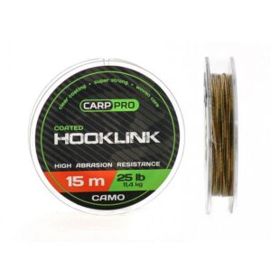 CARP PRO SOFT COATED HOOKLINK CAMO 15m 25lb (CP4210-025)