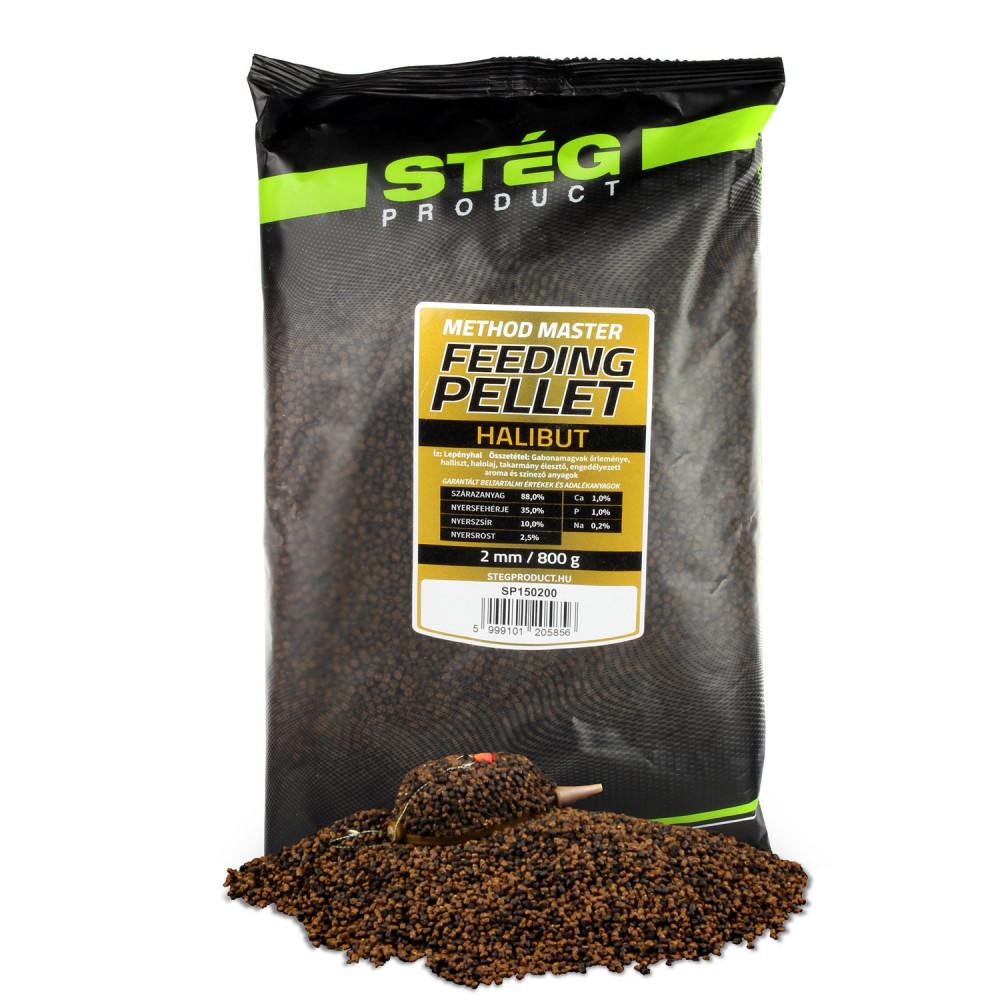 STEG FEEDING PELLET 2mm HALIBUT 800g (SP150200)